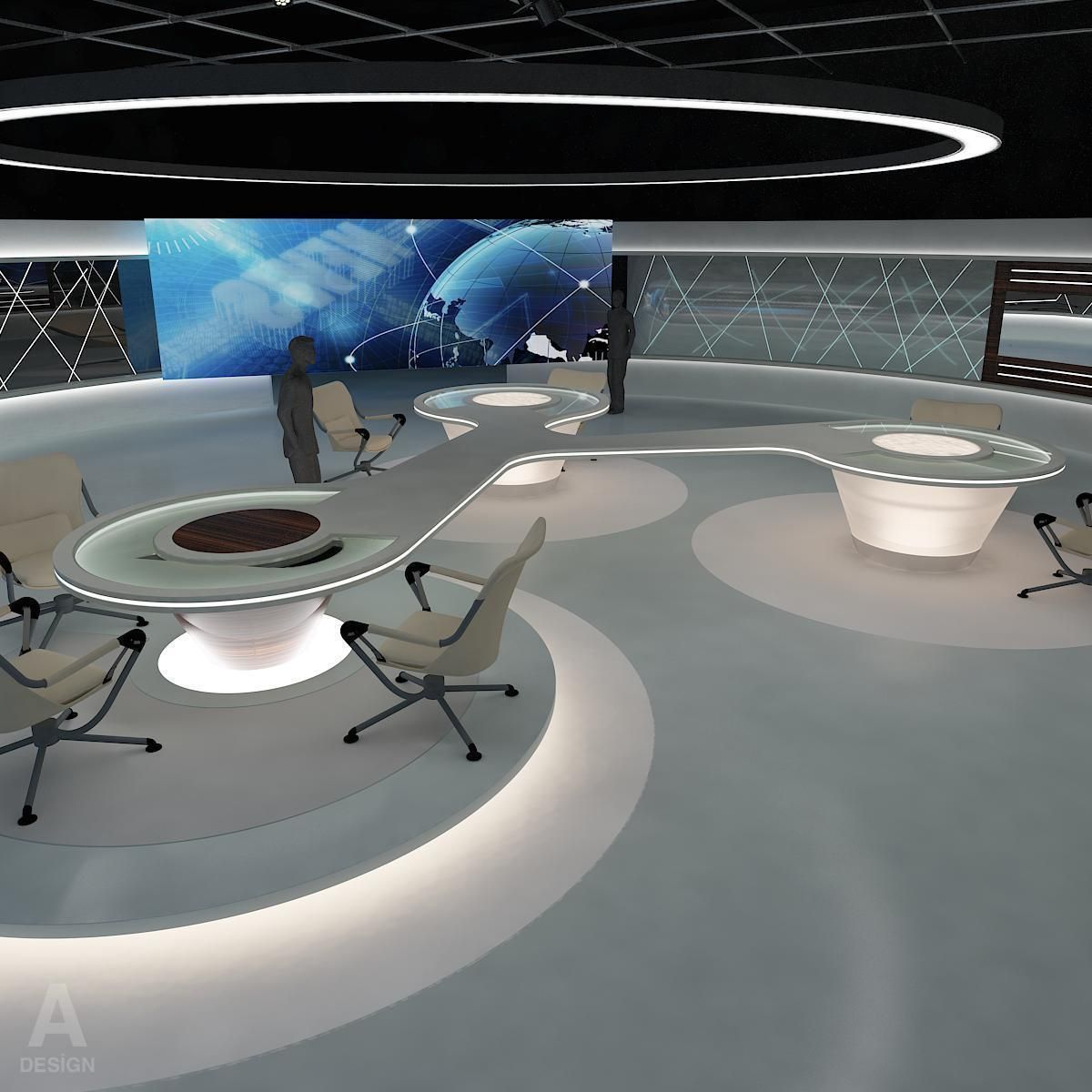 Virtual  News Studio 028