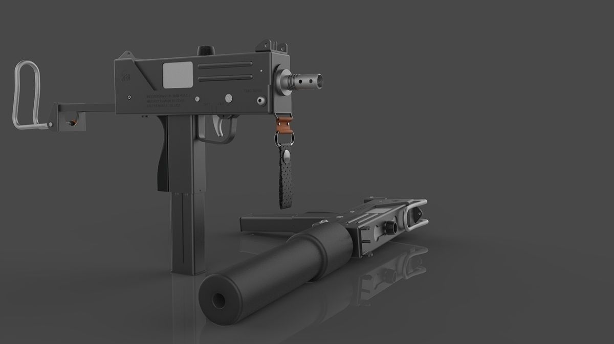 Industrial Modeling and Rendering | Guns and Weapons
