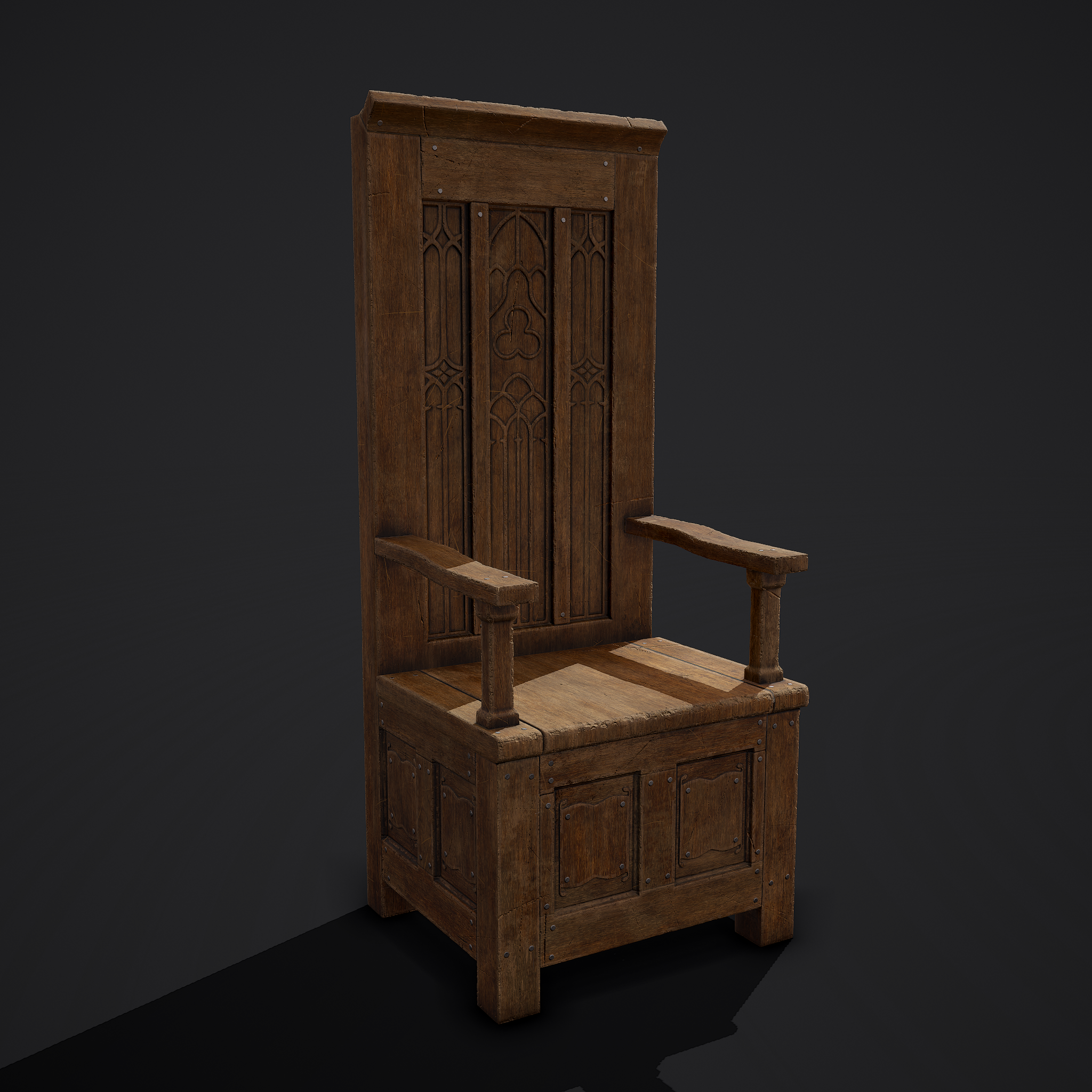 Medieval Royal Chair 