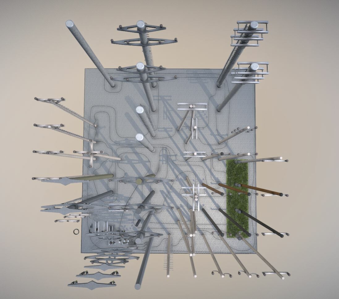 Modular Power Poles (128 Components)