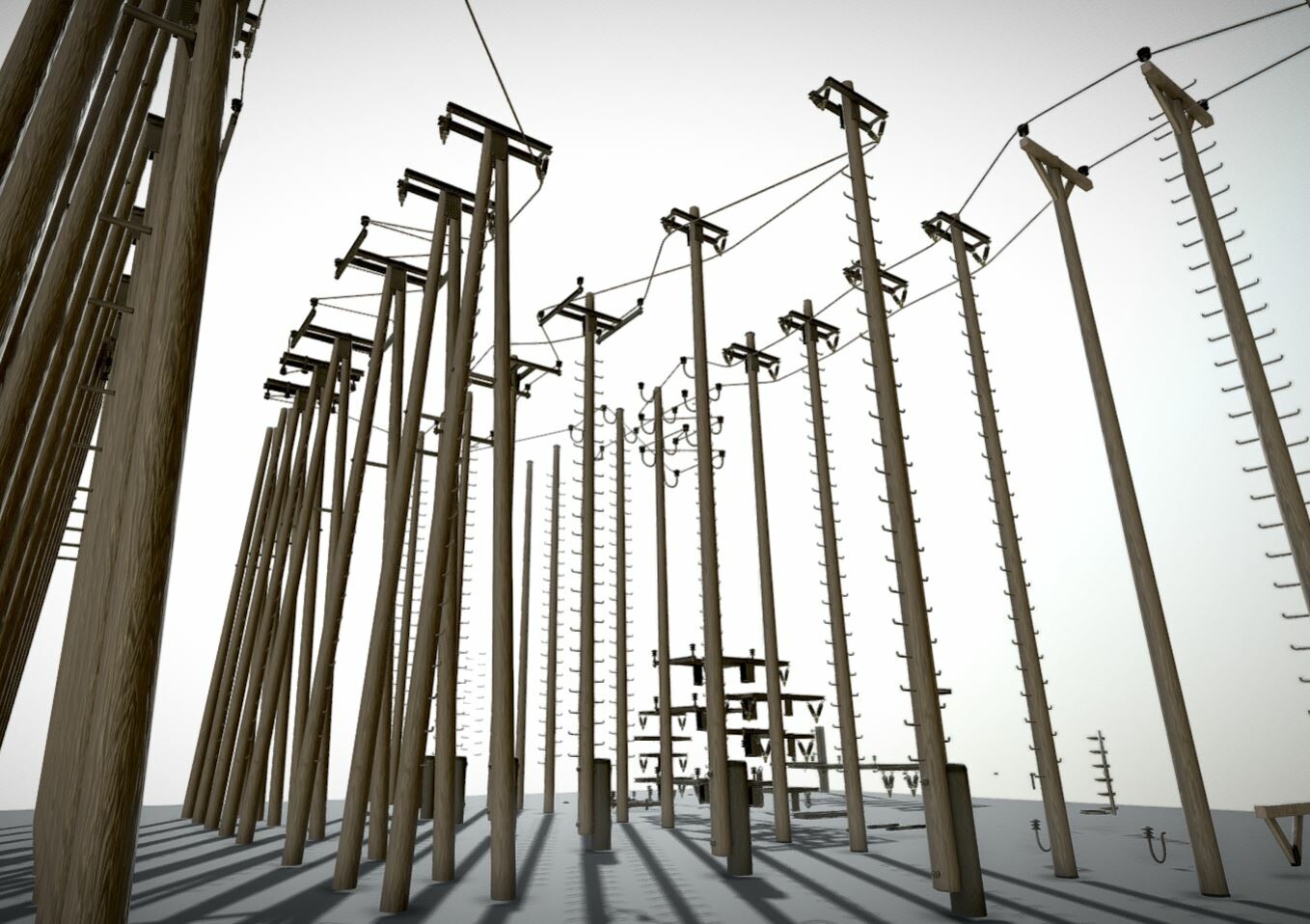 Modular Power Poles (128 Components)