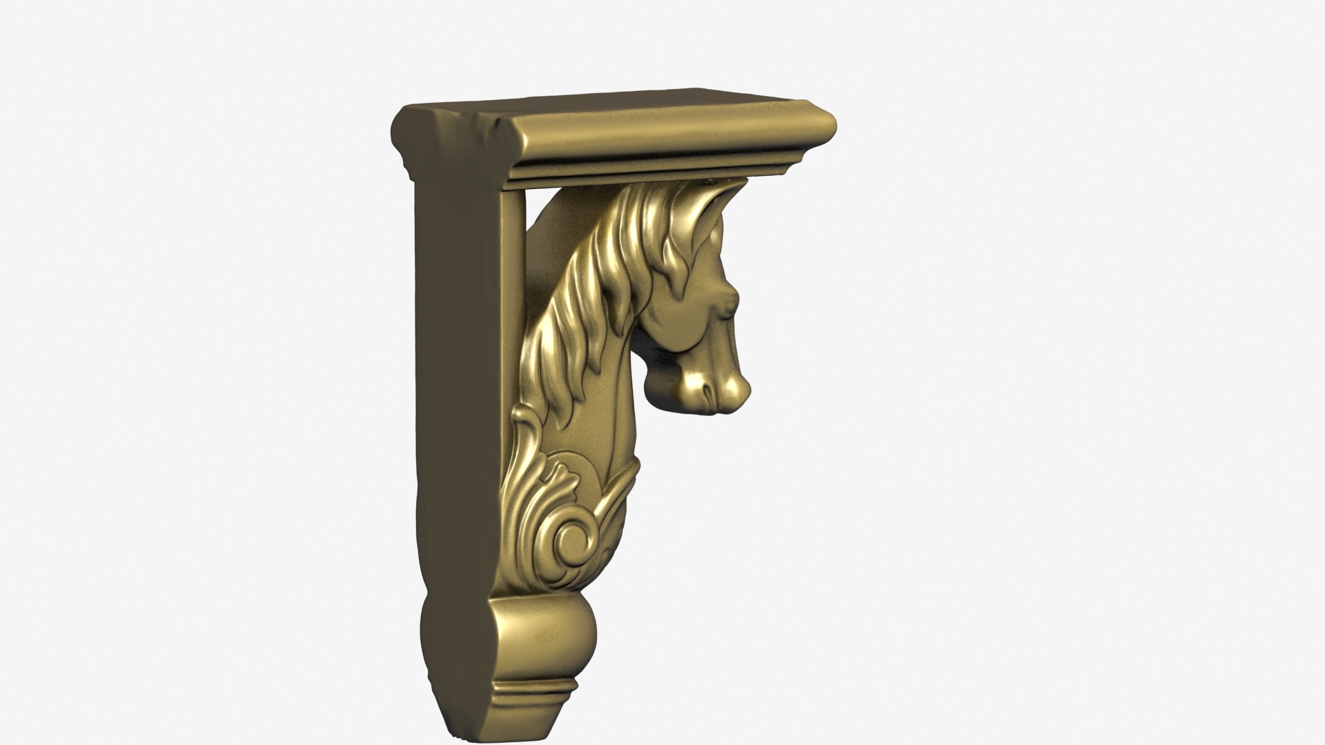 Top Column 3D Model CNC Wood Carving