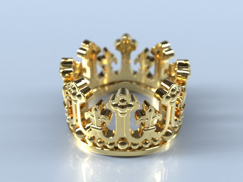 king crown ring