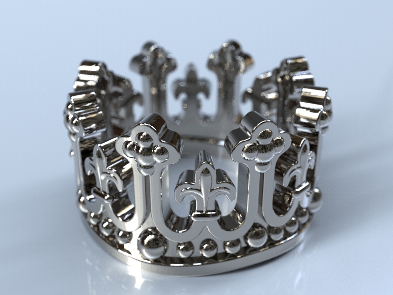 king crown ring