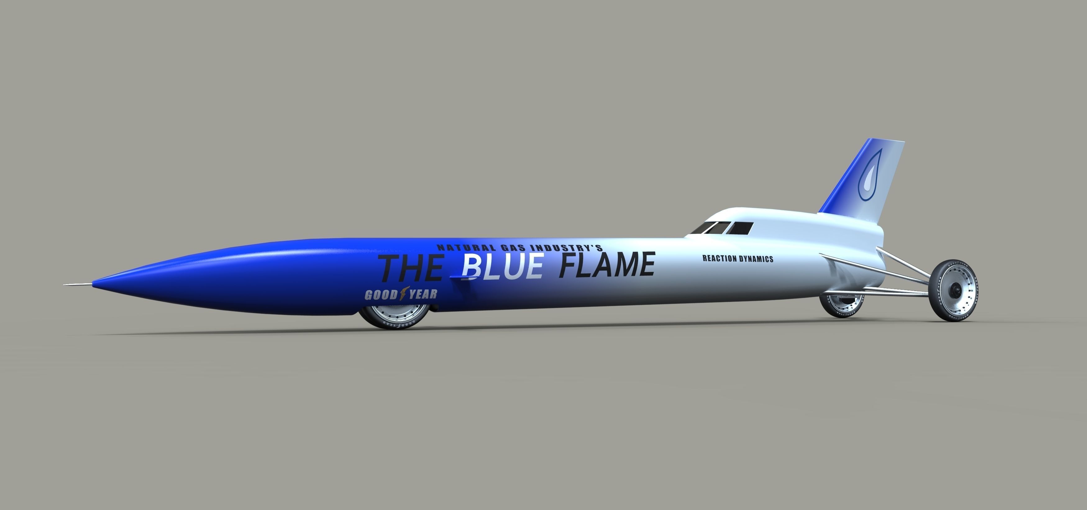 Blue Flame jet car