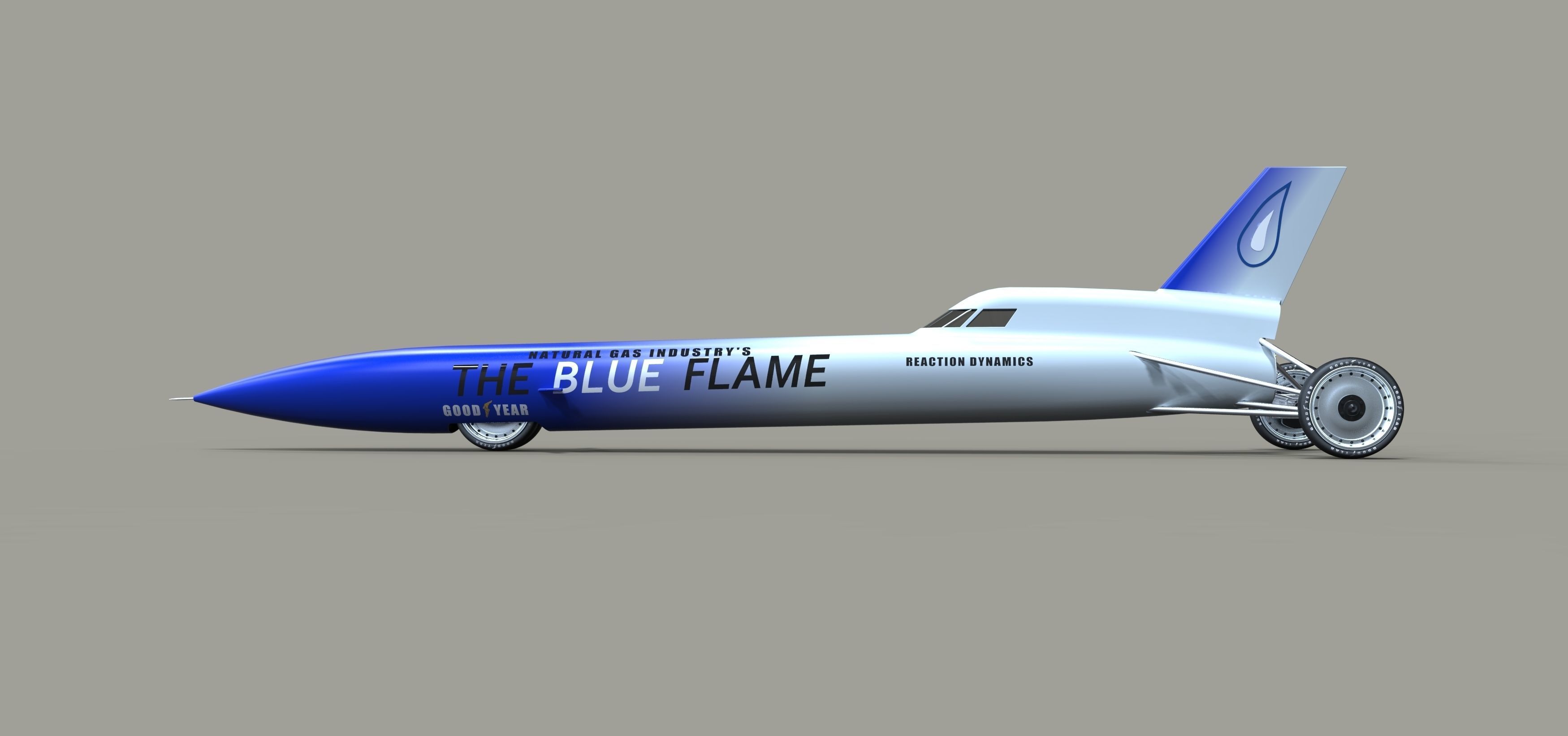 Blue Flame jet car