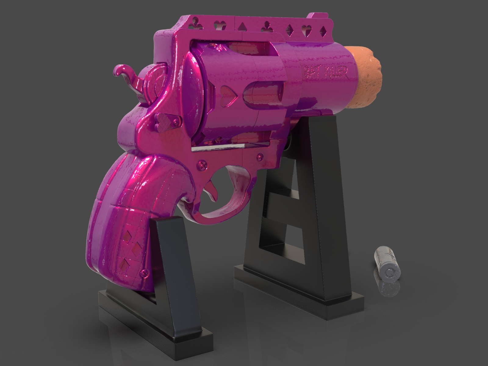 Harley Quinn Handgun 3D Print