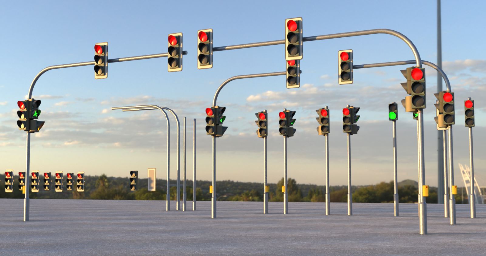 Animated Traffic Lights Construction Kit