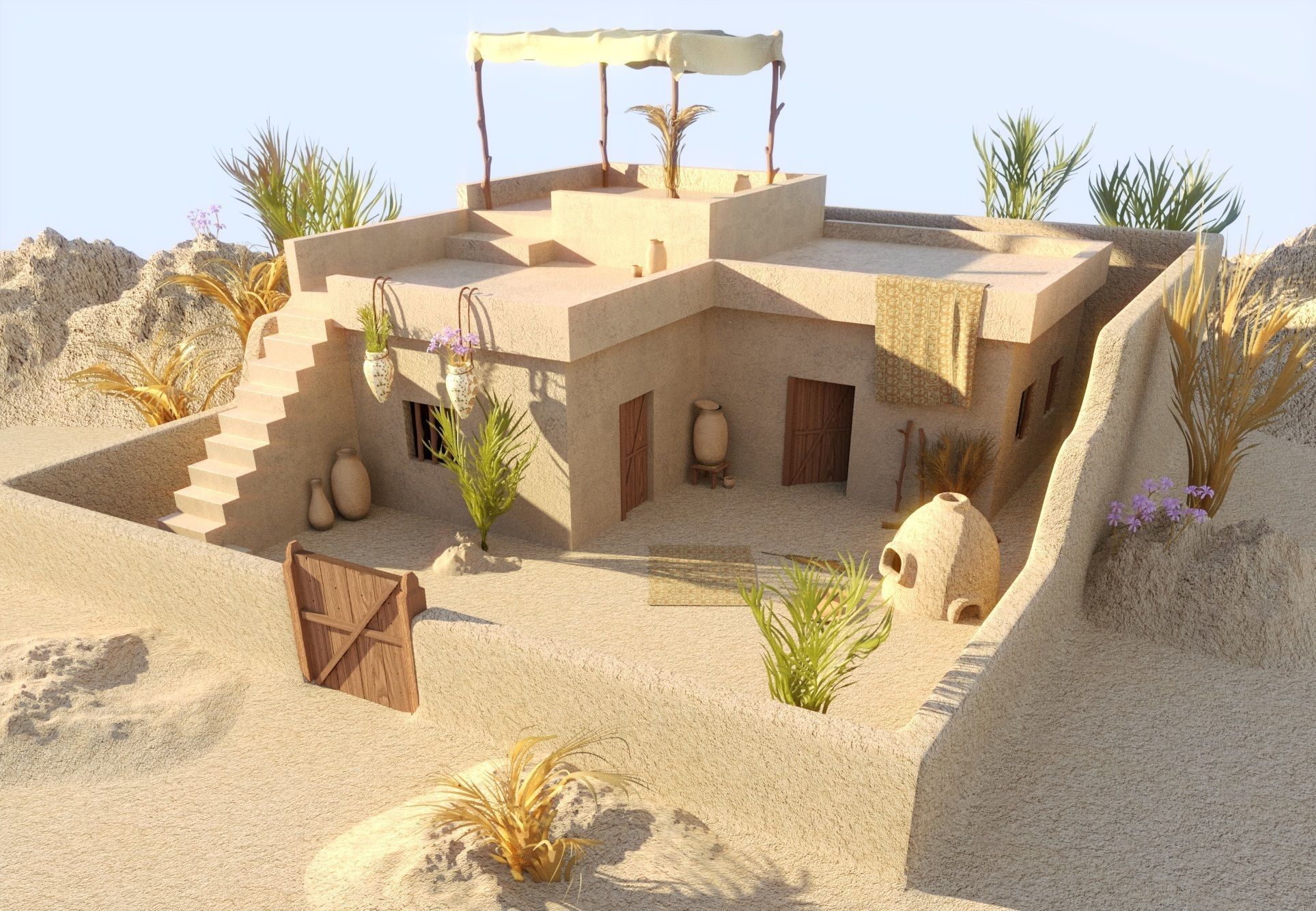 Ancient Egyptian House