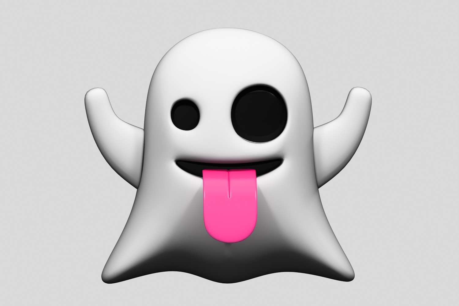 Emoji Ghost 3D model