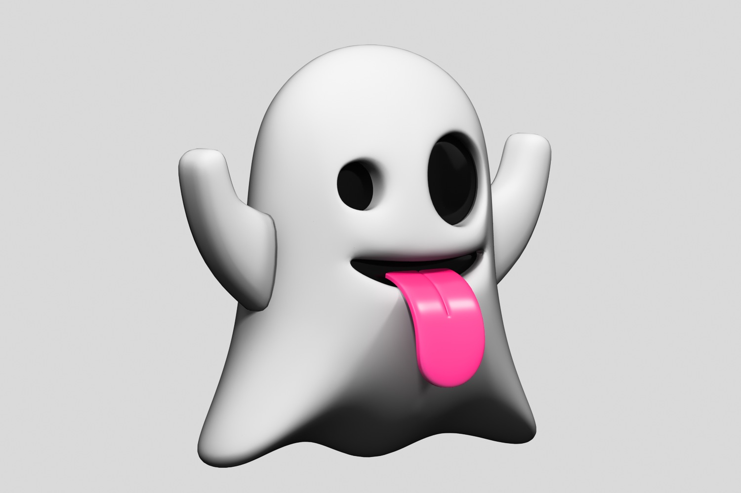 Emoji Ghost 3D model