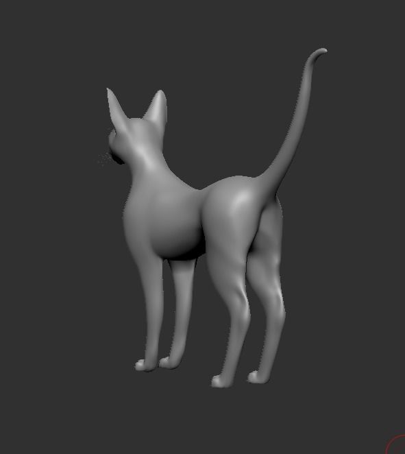 Cat Sfinx Free Model