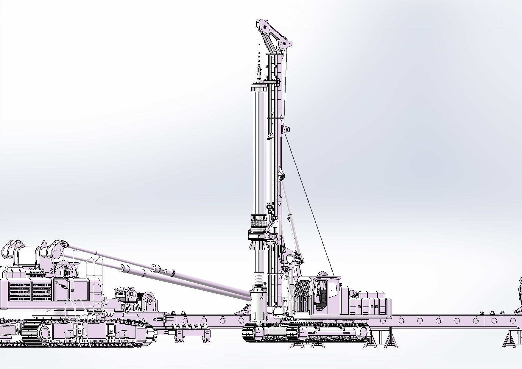 32000kg-Rotary drilling rig -ZY100