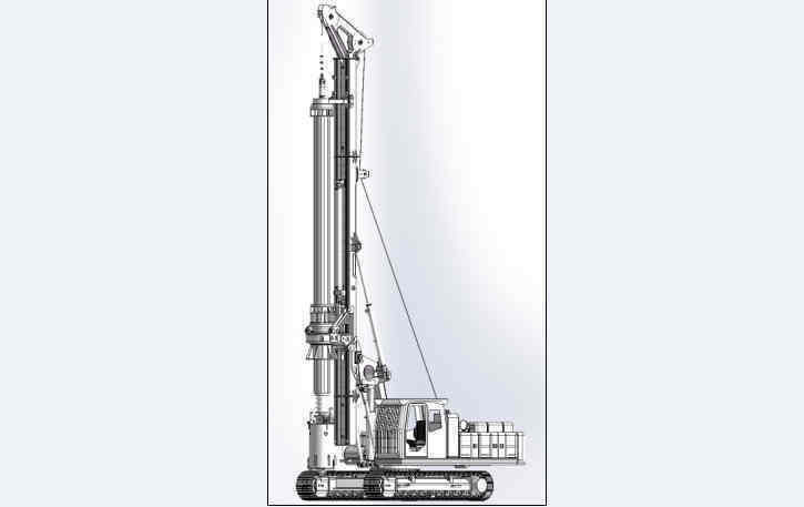 32000kg-Rotary drilling rig -ZY100