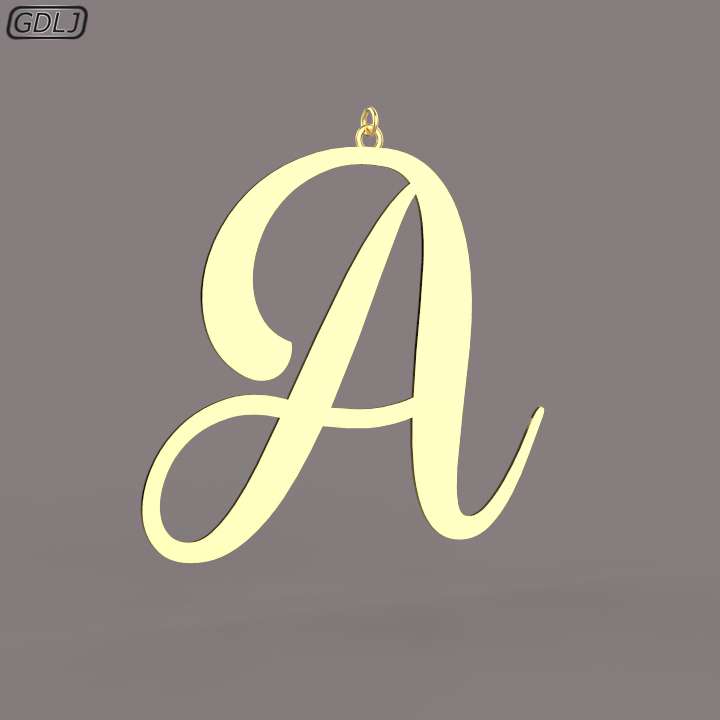 A-Z Large letters without jewelry