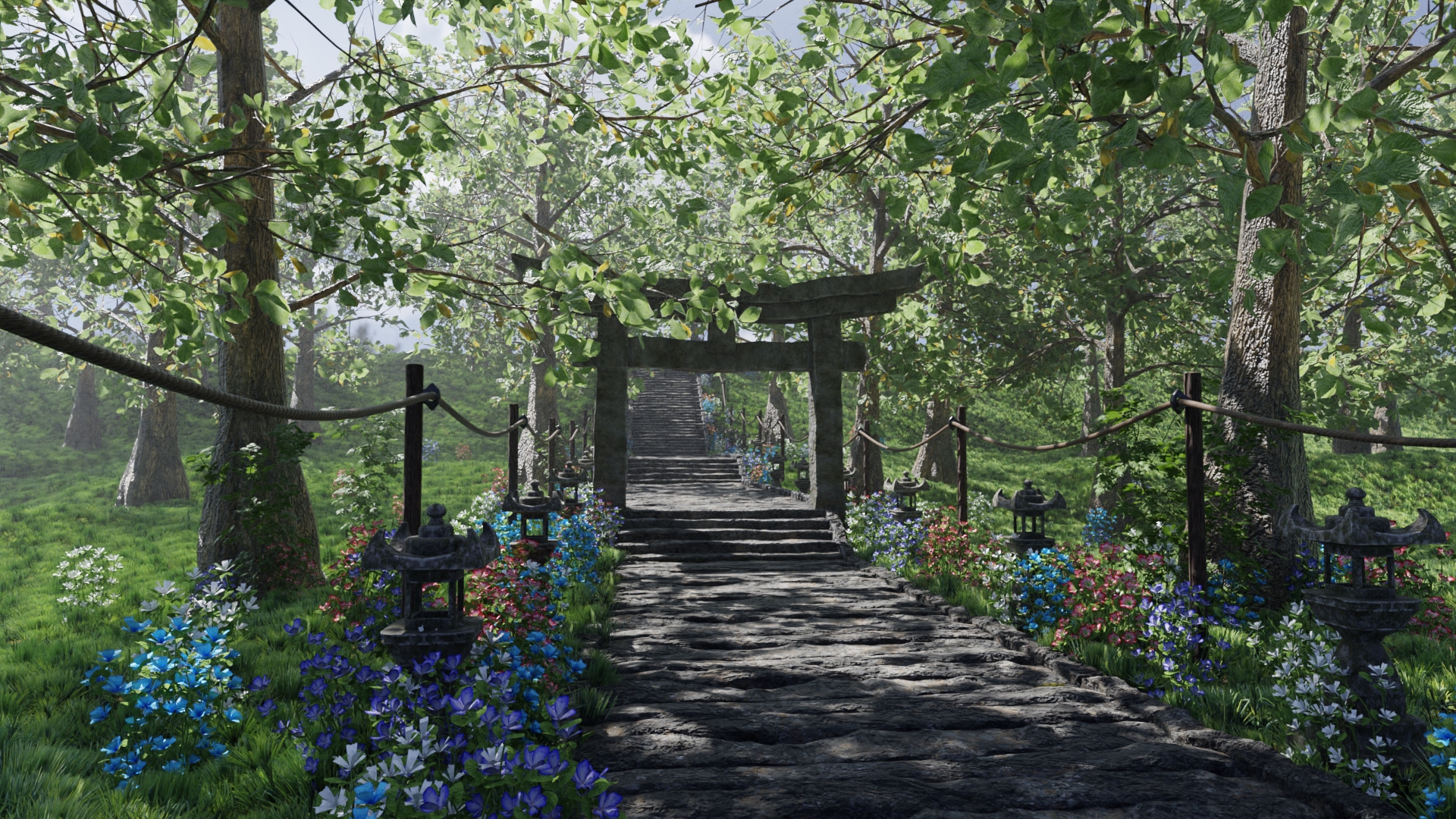 Path to Shrine Scene