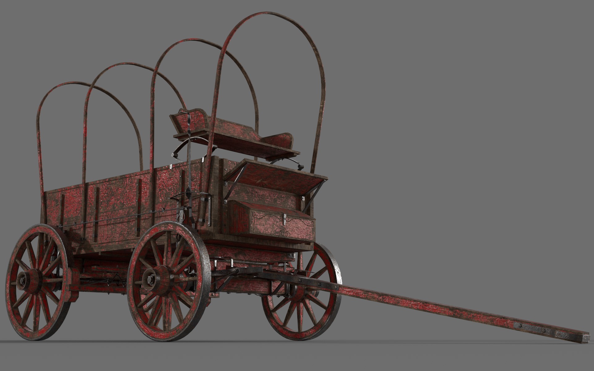 Old Western Wagon