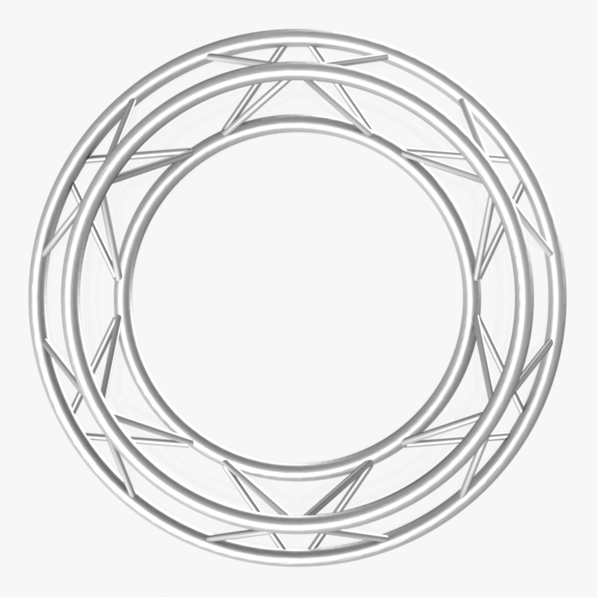 Circle Triangular Truss (Full diameter 150cm) 