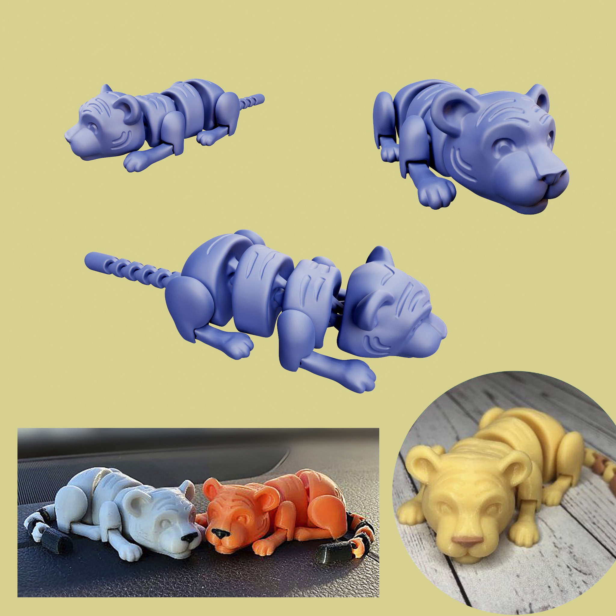 Tiger Toy for 3d print