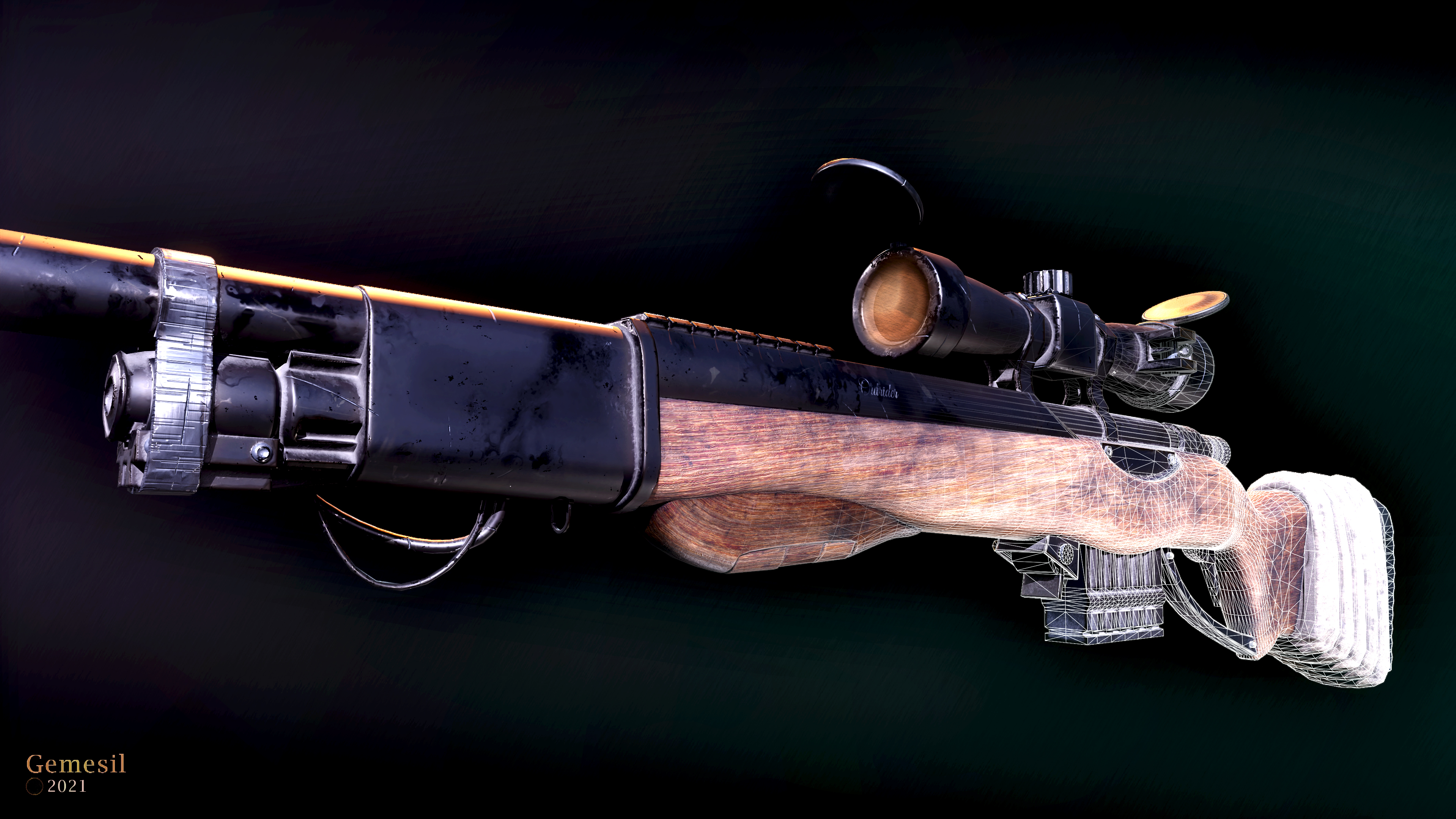 "Outrider" Bolt Action Rifle