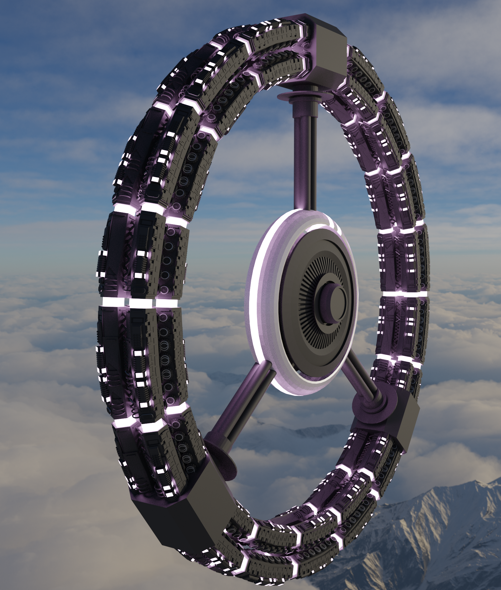 Let's render a space donut