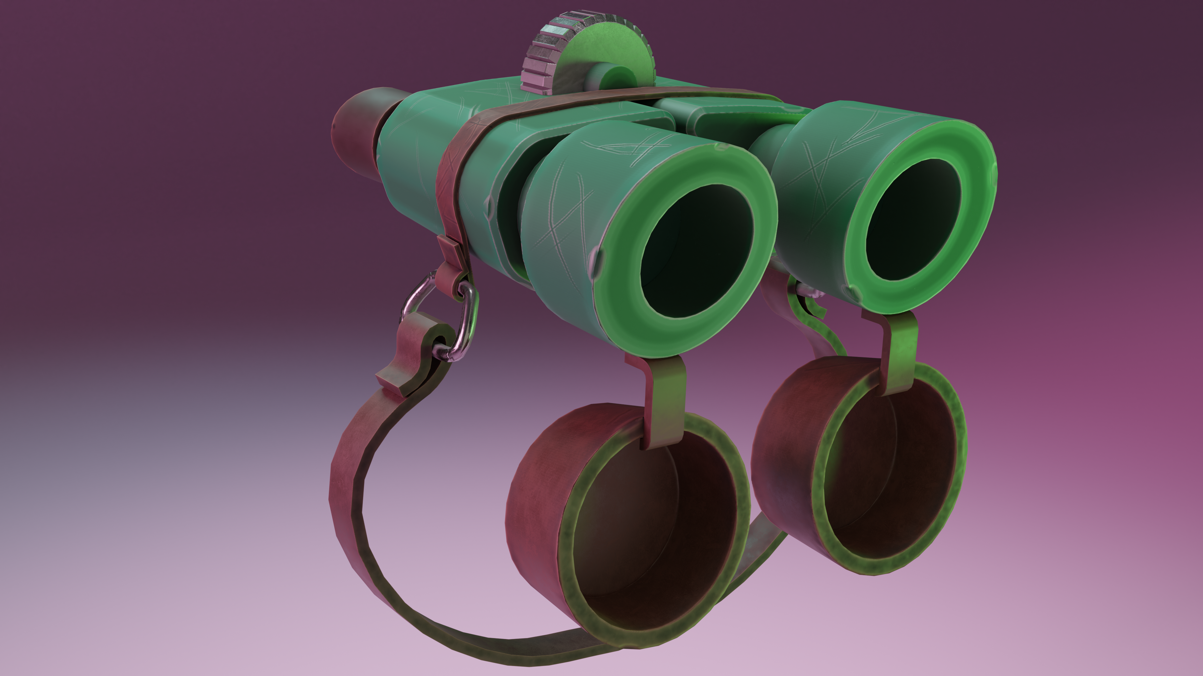Stylized binoculars