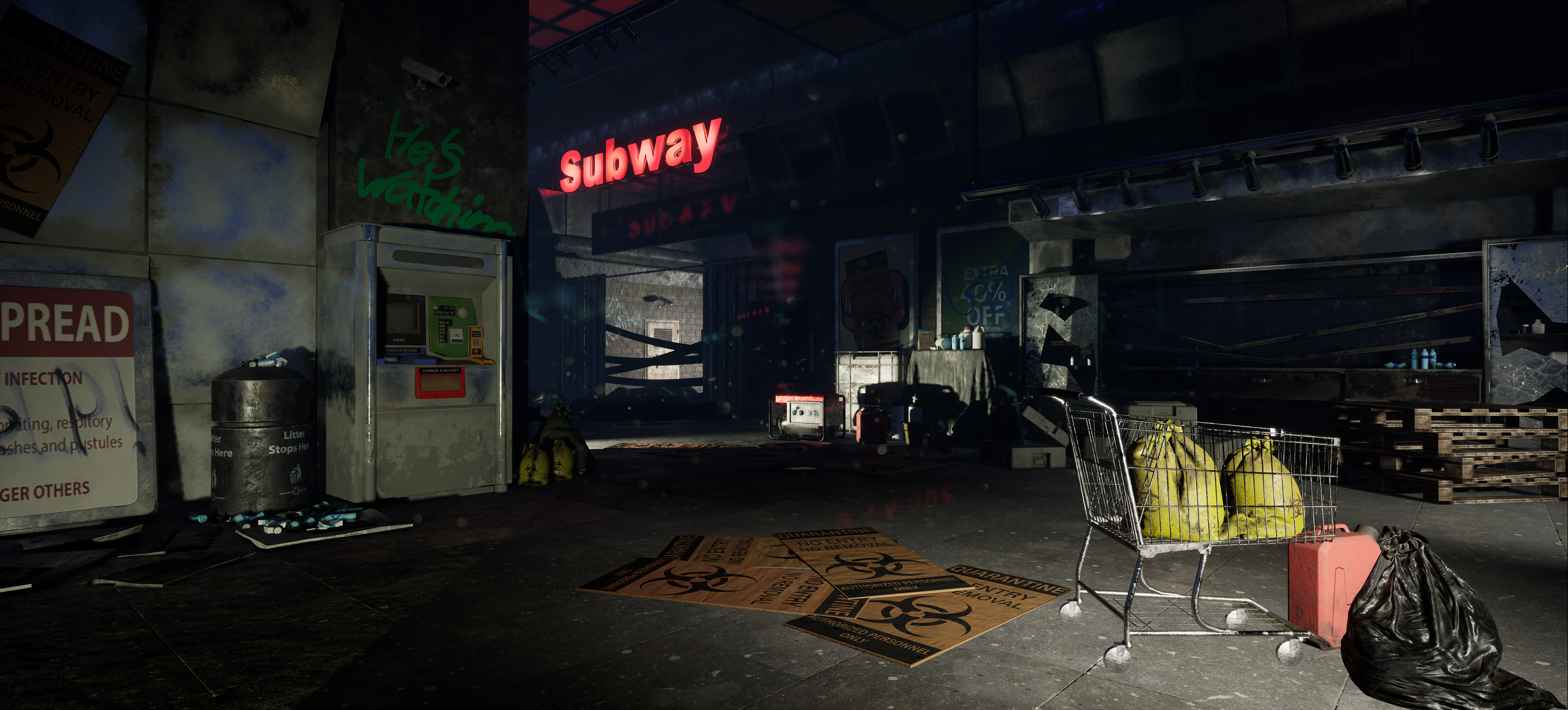 Subway Post Apocalyptic Station