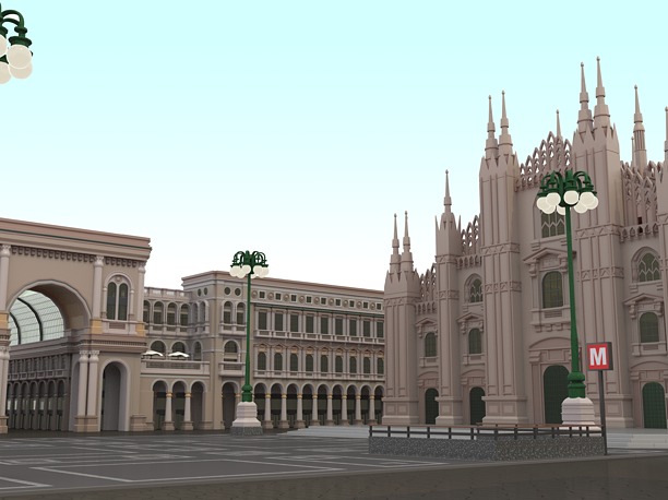 3D model Duomo Milano