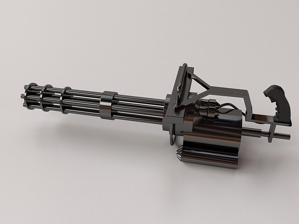 Minigun grenade launcher