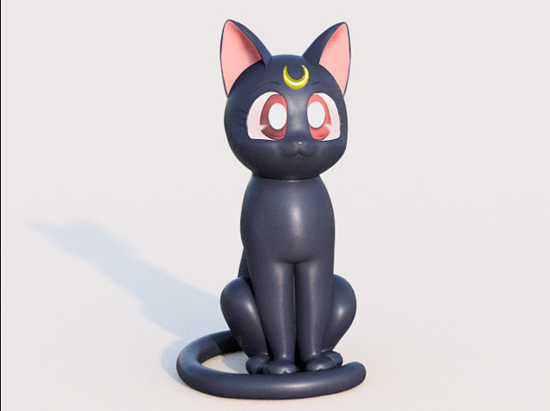 Luna from Sailor Moon 3D print model