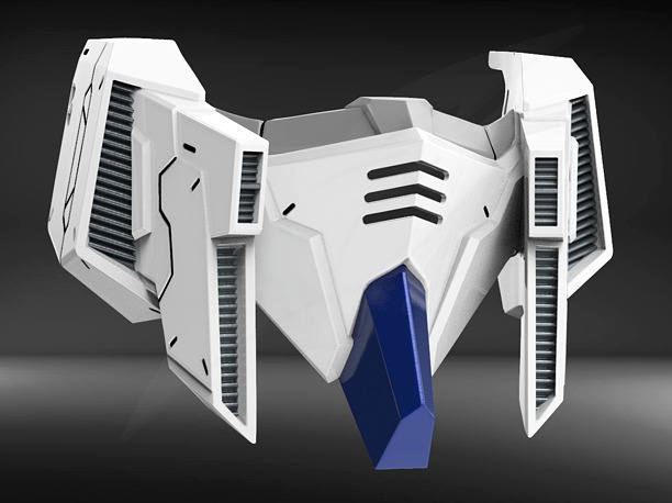 RX93II Custom Mask Fan Art 3D printable model