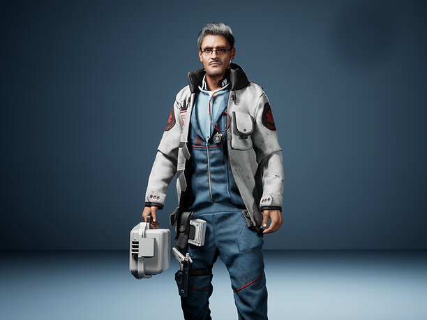 Medic Game Ready Character 3D