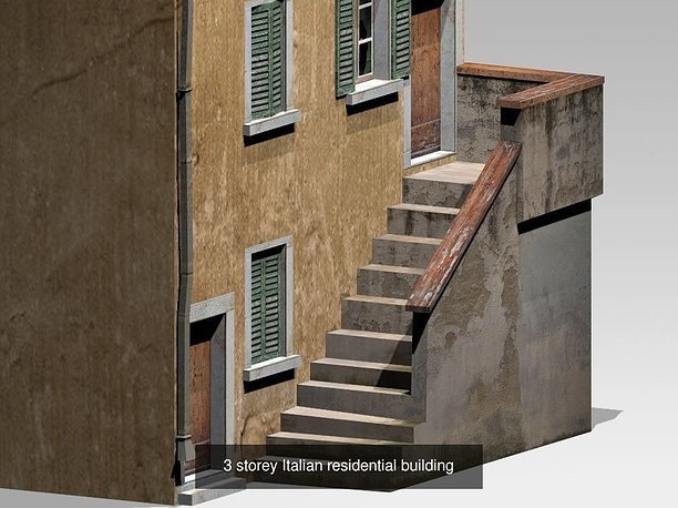 3D Italian Residental Buildings