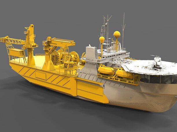 Hull widening for Seabex One Kreuz 3D printable model 1