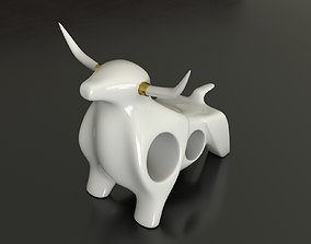 Bull abstract statue 3D printable model