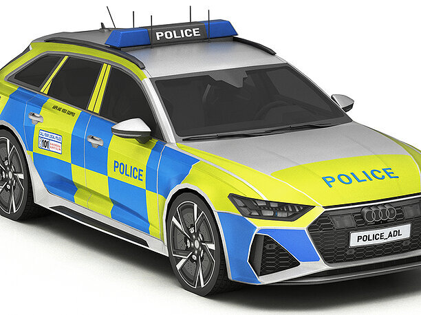 Car Police 6 3D asset