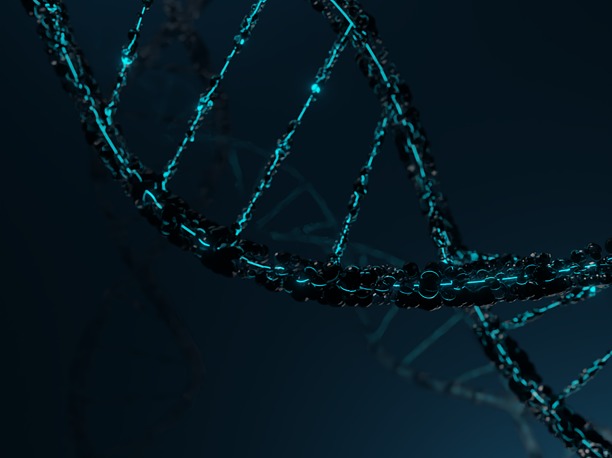 3D animated DNA with Blender Geometry Node