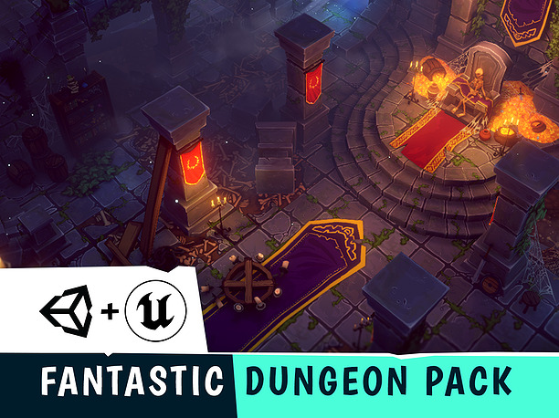 FANTASTIC - Dungeon Pack 3D model