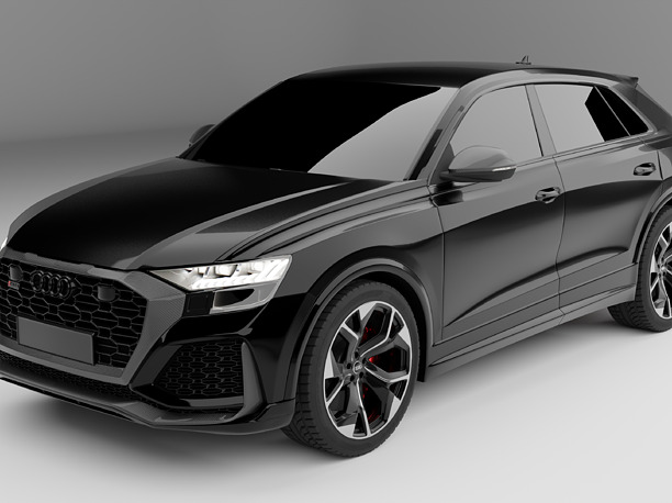 3D model PBR Audi RS Q8 2020
