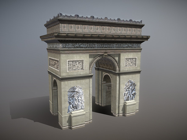 Arc de Triomphe 3D model