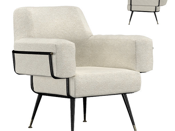 Rito Valla Lounge Chair 3D model