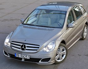 3D model animated Mercedes Benz R-Class W251 2007