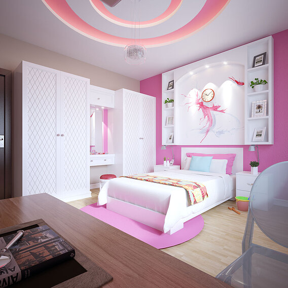girl bed room
