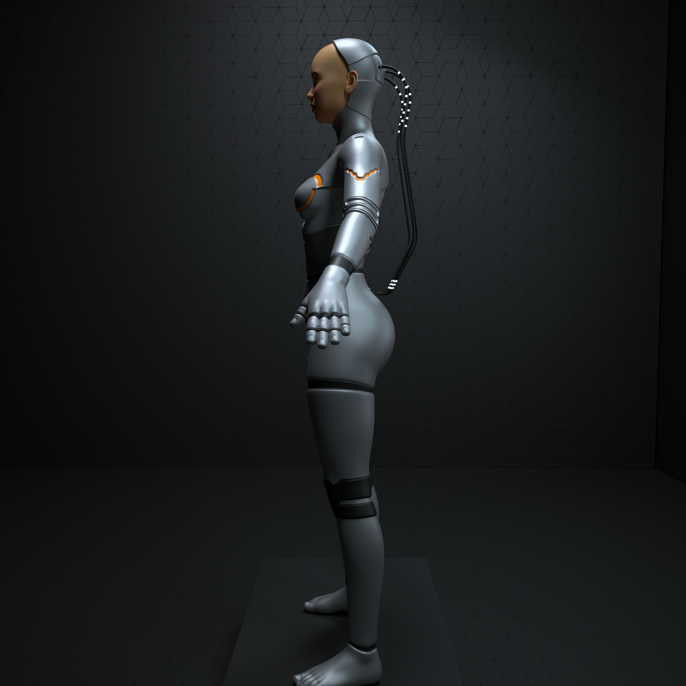 Female Cyborg Sci-Fi 