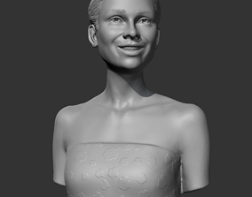 head Audrey Hepburn 3D print model