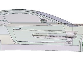 3D model animated Aston Martin DB11