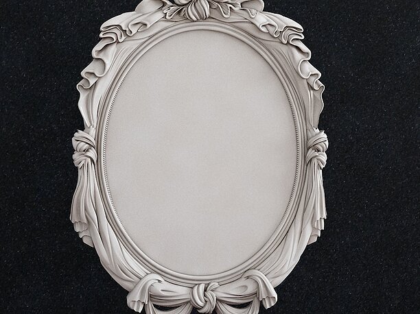 3D print model Carved Picture Frame Mirror