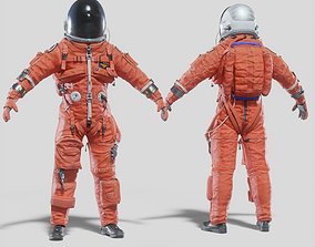NASA ACES Spacesuit Rigged 3D model