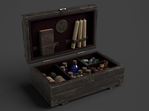 3D model Witchs Box