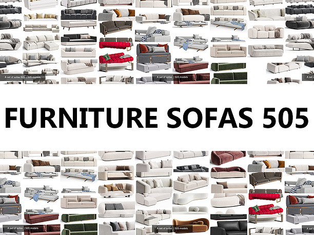 A set of sofas 505 3D